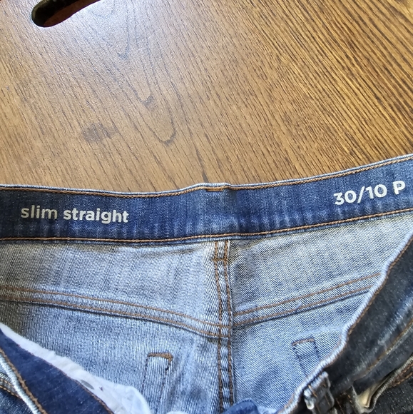 JCPenney Slim Straight Medium Wash Jeans Size Women's 10/30 Petite - Picture 9 of 11